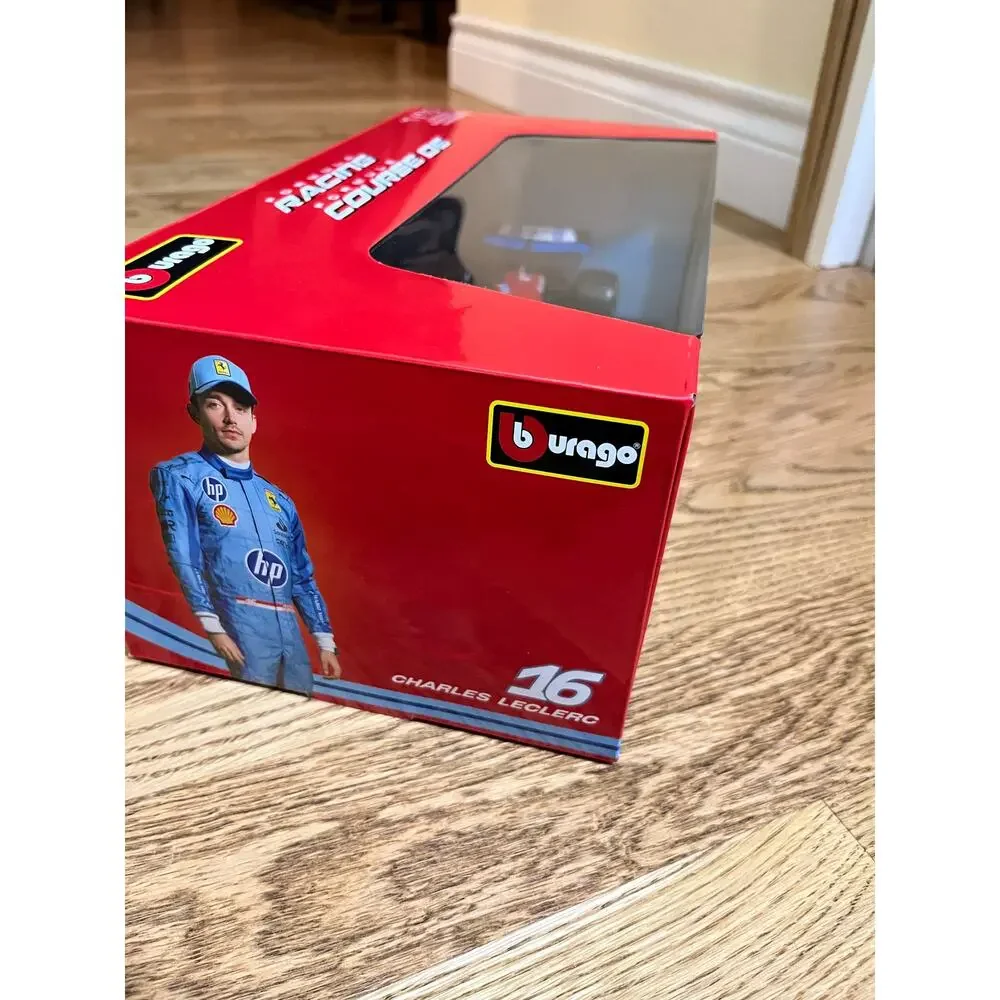 Bburago 1/18 Formula Racing Ferrari SF24 #16 Charles Leclerc (2024) Miami GP Win